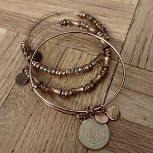 Alex and Ani bracelet set